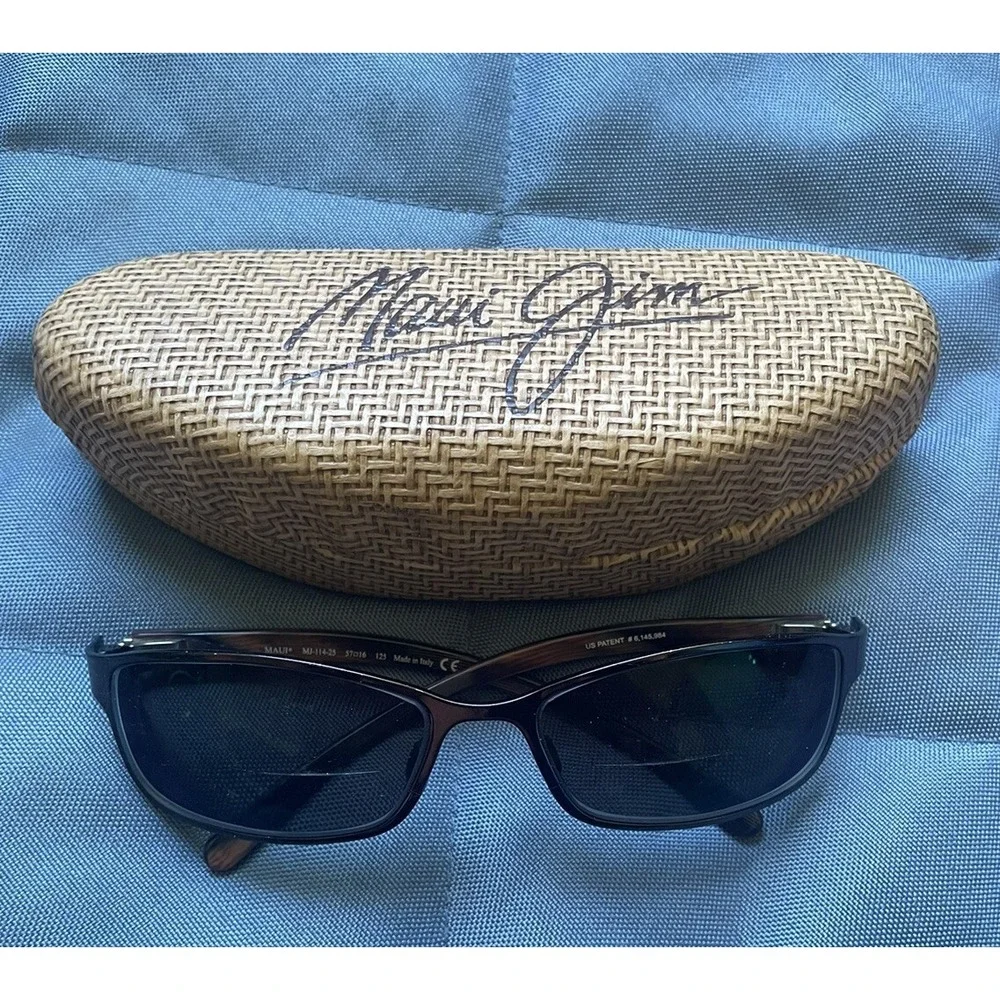 RARE Maui Jim Shoreline MJ114 25 Tortoiseshell Sunglasses Frames ONLY JAPAN